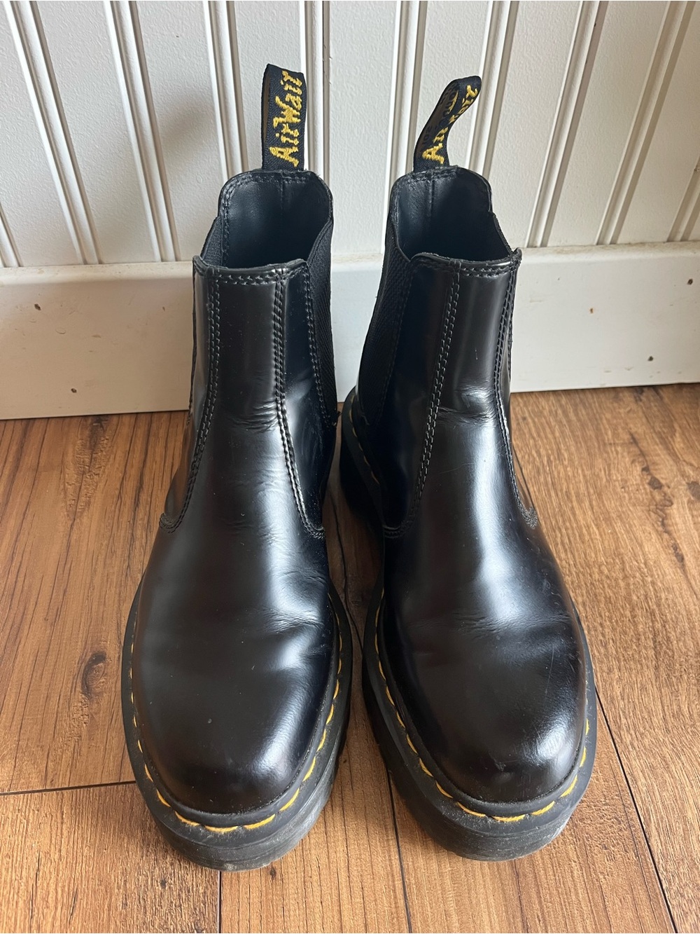 Dr. Martens Black Leather Chelsea Boots